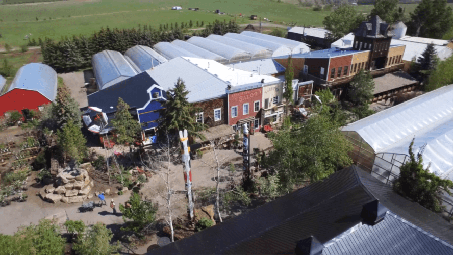 An Aerial Shot (Photo number 1) of The Saskatoon Farm south of Calgary